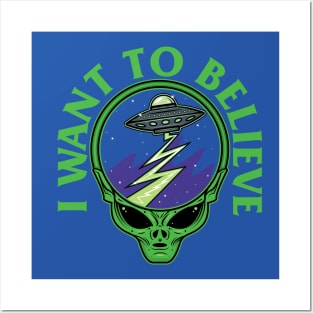 I Want To Believe Posters and Art